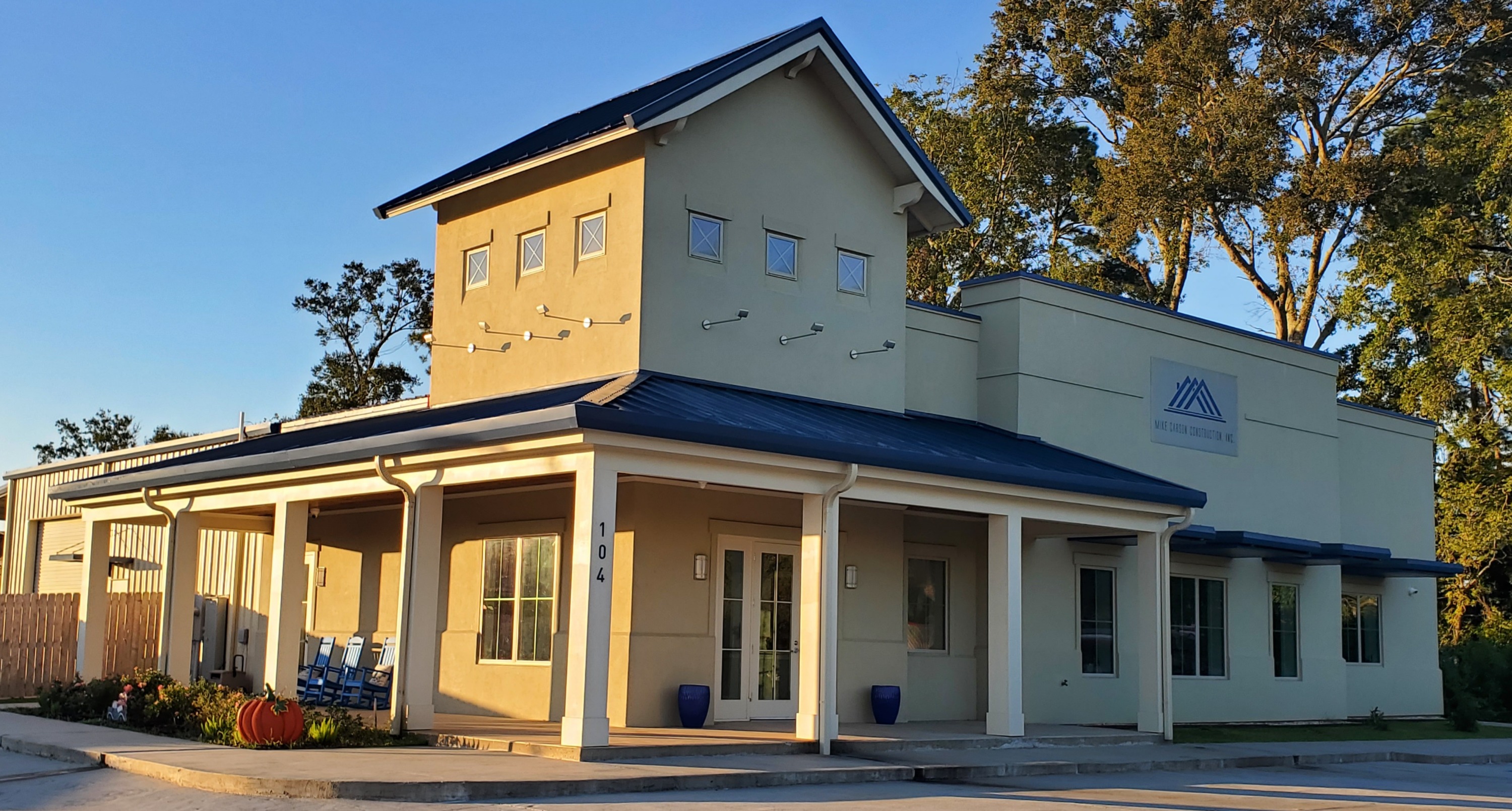 The Mike Carson Construction office in Lafayette, Louisiana