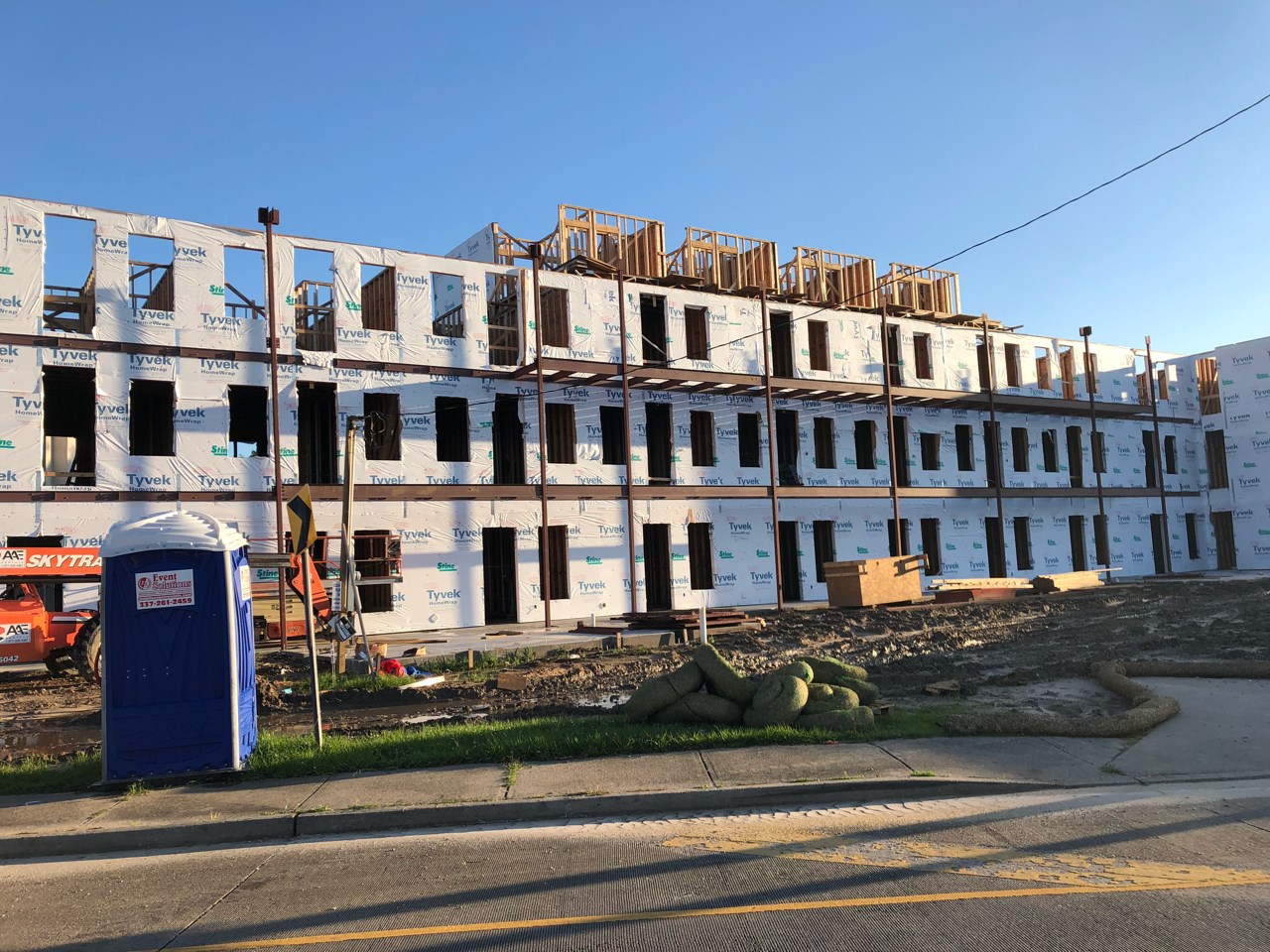 A multi-family building at 305 West 2nd Street