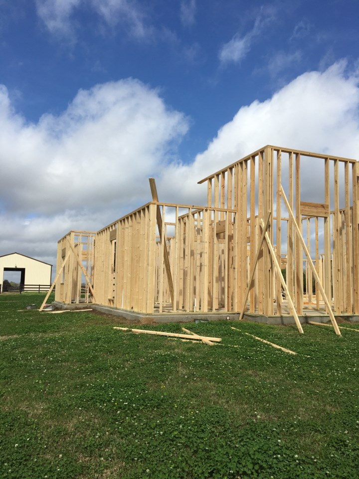 A framed commercial structure for K.W.A, Inc. on Government Street